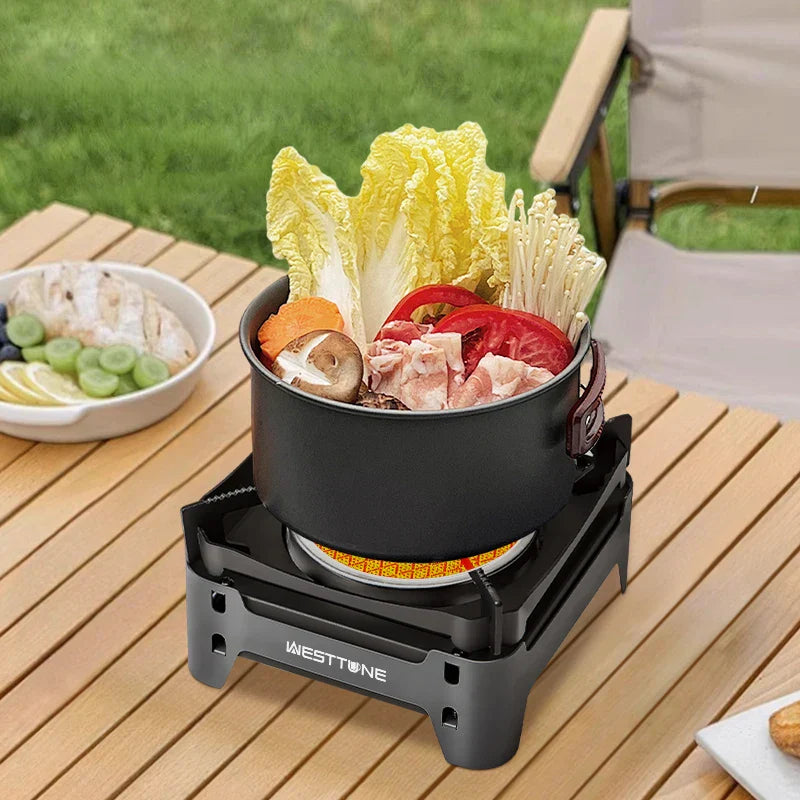 3600W Camping Infrared Gas Stove Grey-4