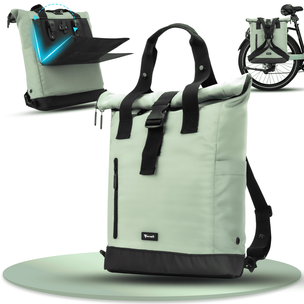Mivelo Fahrradrucksack "Maya" mit klappbarem Rückenteil-0
