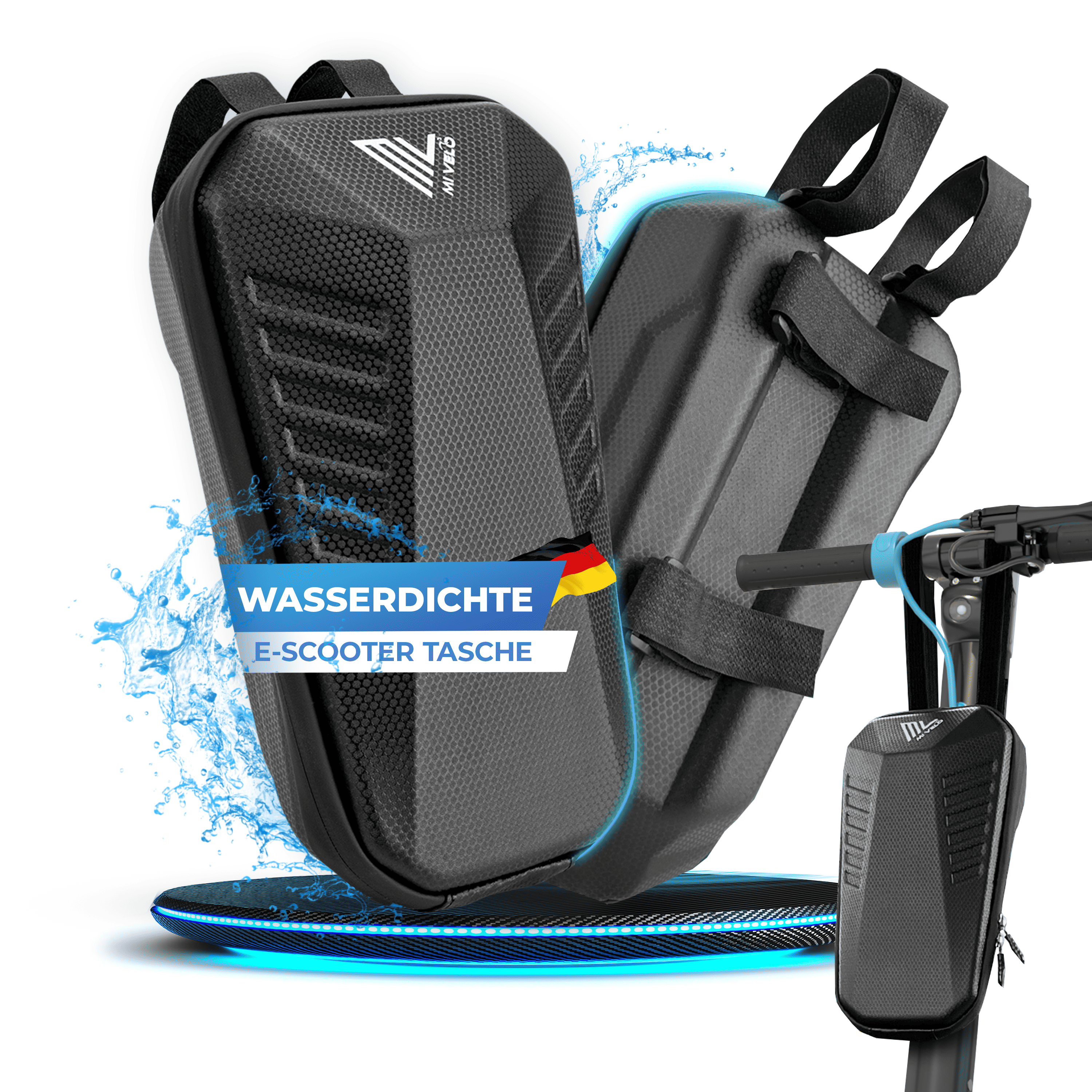 Mivelo Wasserdichte E‑Scooter Tasche mit verstärktem Tragegurt und Reflektoren-0
