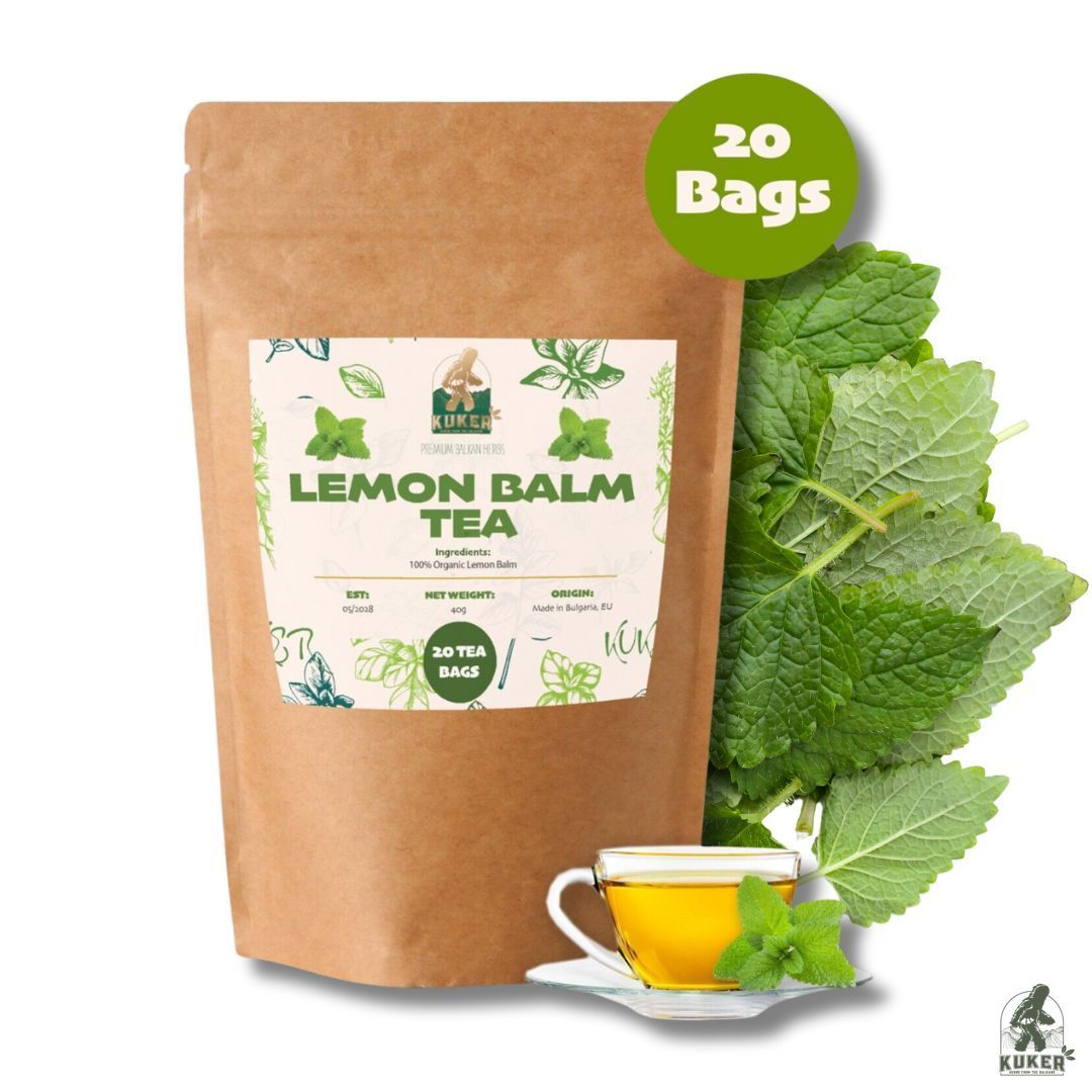 KUKER® Lemon Balm Tea 20 Tea Bags | 30g-1