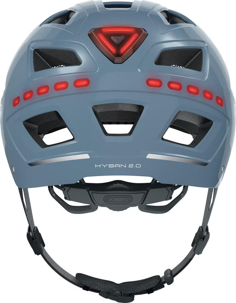 ABUS Helm HYBAN 2.0 LED signal glacier L-3