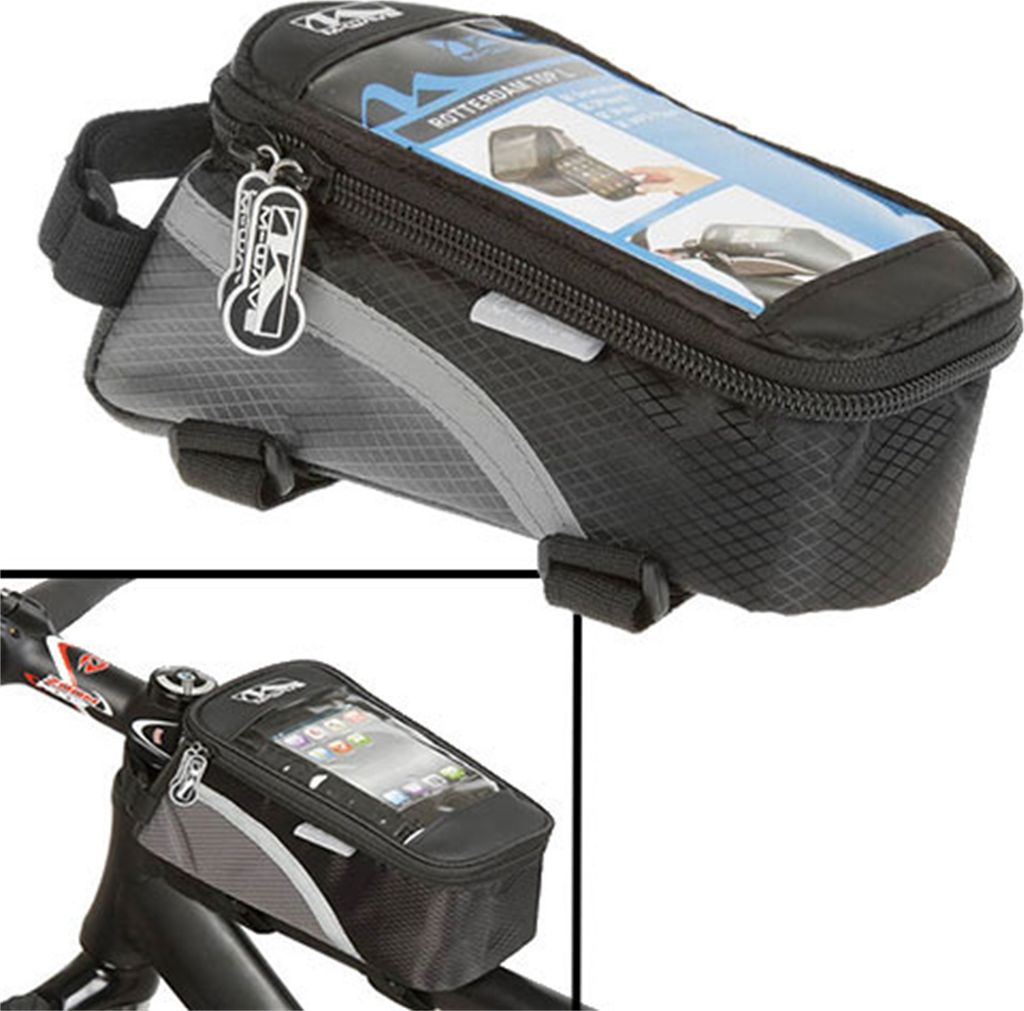 M‑Wave Oberrohrtasche Rotterdam Top L – Spritzwassergeschützt für Smartphone-1