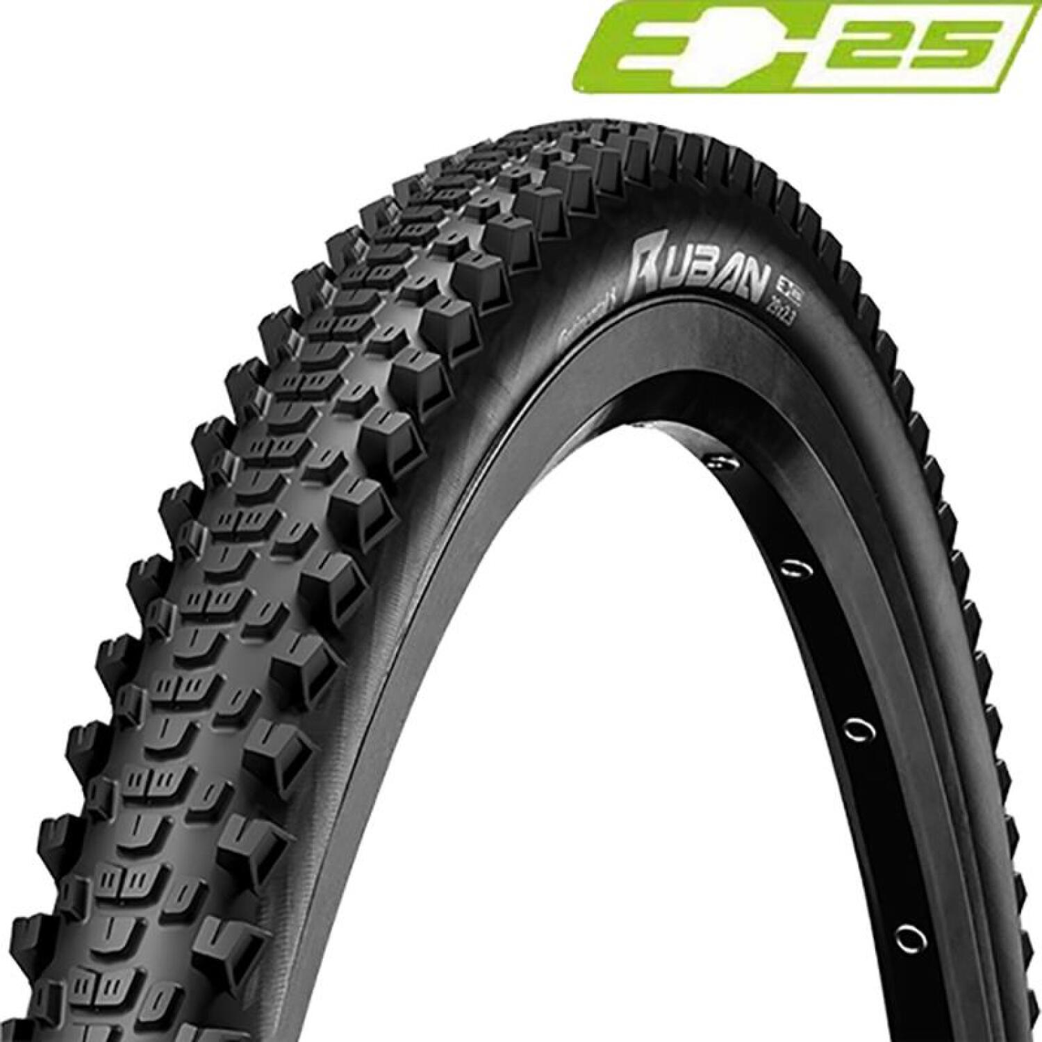 Continental MTB-Reifen Ruban PureGrip 65-622 E-25 Draht Schwarz-0