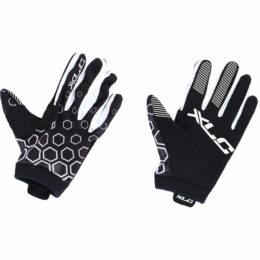 XLC Langfingerhandschuh MTB schwarz weiss Fahrrad-0