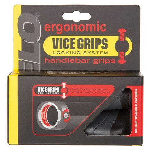Velo Vice D3 Ergo Griffe 135mm mit Gel – Ergonomisch, Schwarz/Grau-0