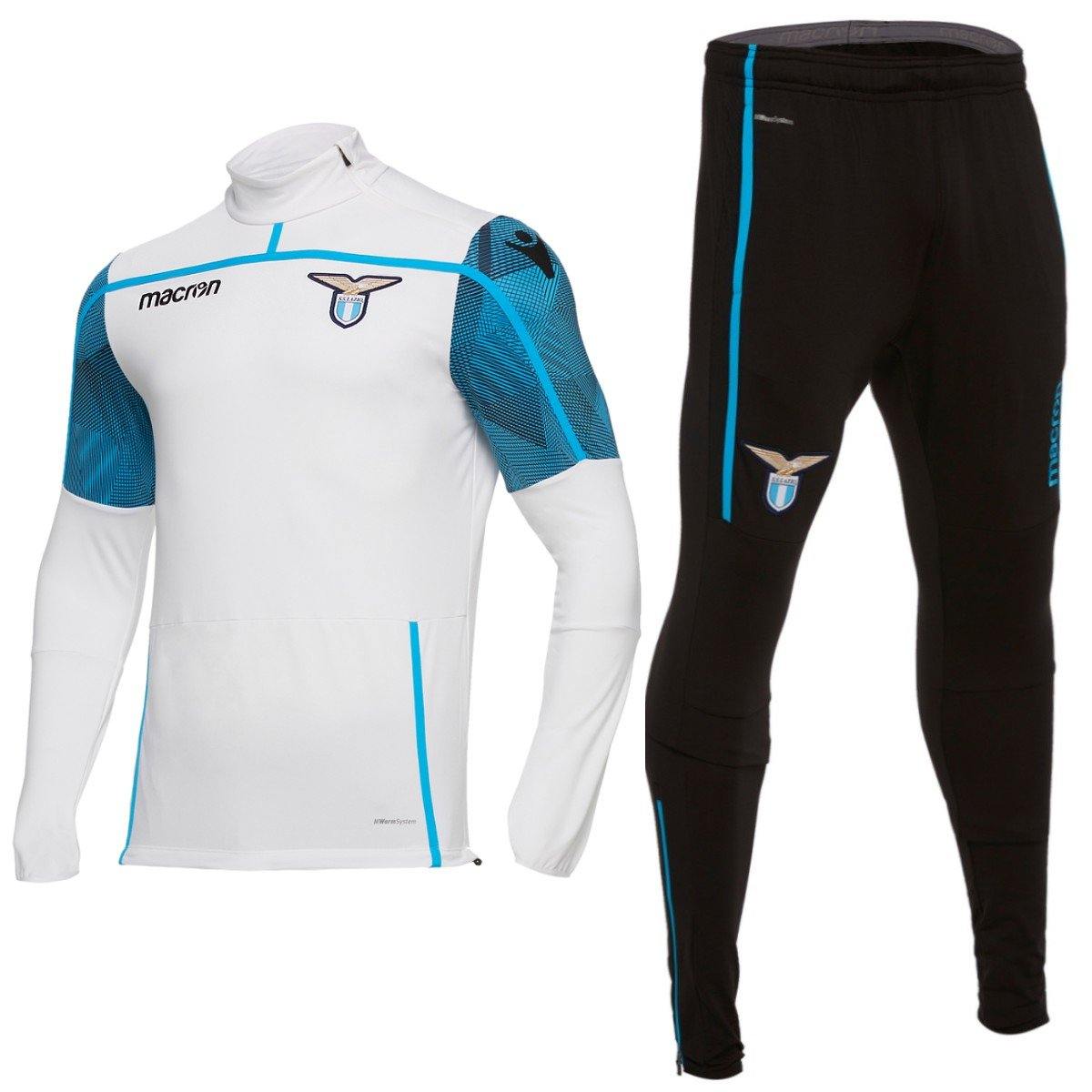 SS Lazio training technical soccer tracksuit 2018/19 - Macron-0