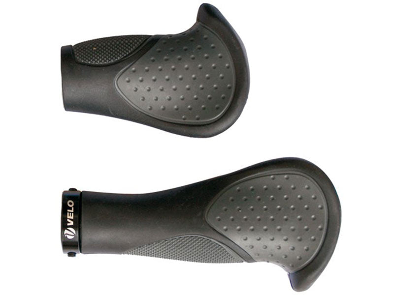 Velo Attune Ergogel Fahrradgriffe: Ergonomisch, Komfortabel, Klemmbar, Schwarz-Grau-0